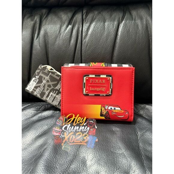 Loungefly Disney Pixar Cars Lightning McQueen Rust-eze Wallet - Picture 2 of 6